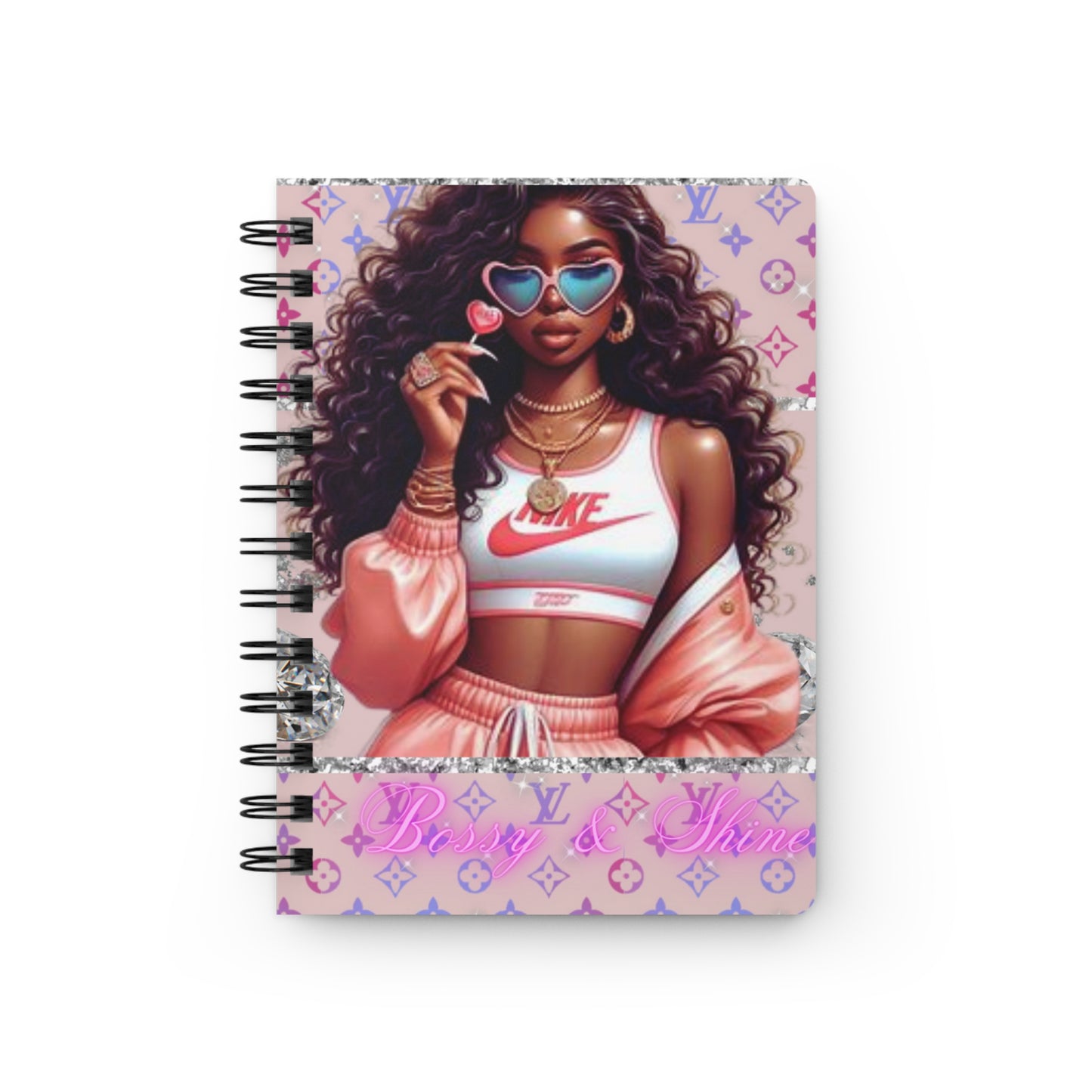 Bossy & Shine (Pink) Journal-Laylaybossycreations