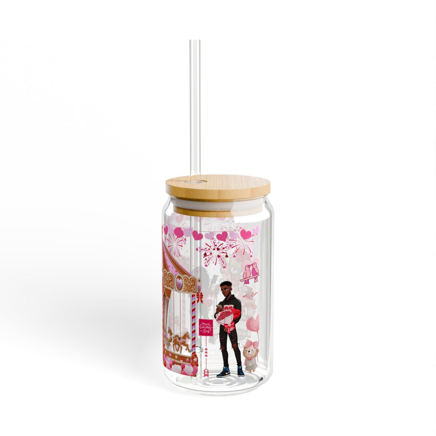 Sipper Glass, 16oz-Laylaybossycreations