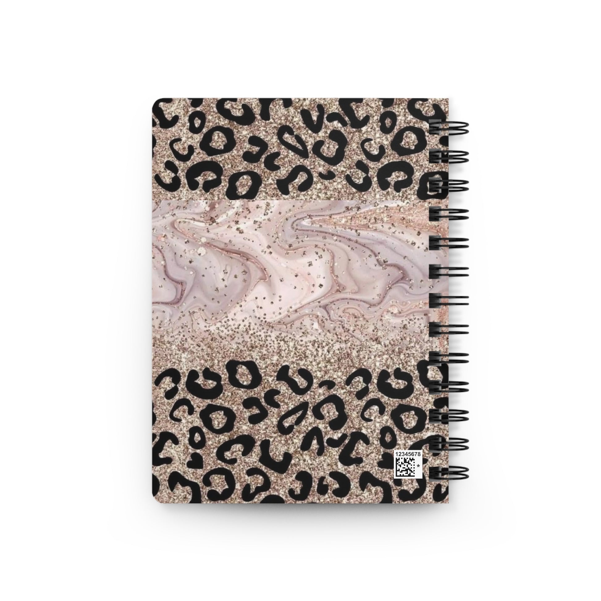 Cheetah Gold Spiral Journal-Laylaybossycreations