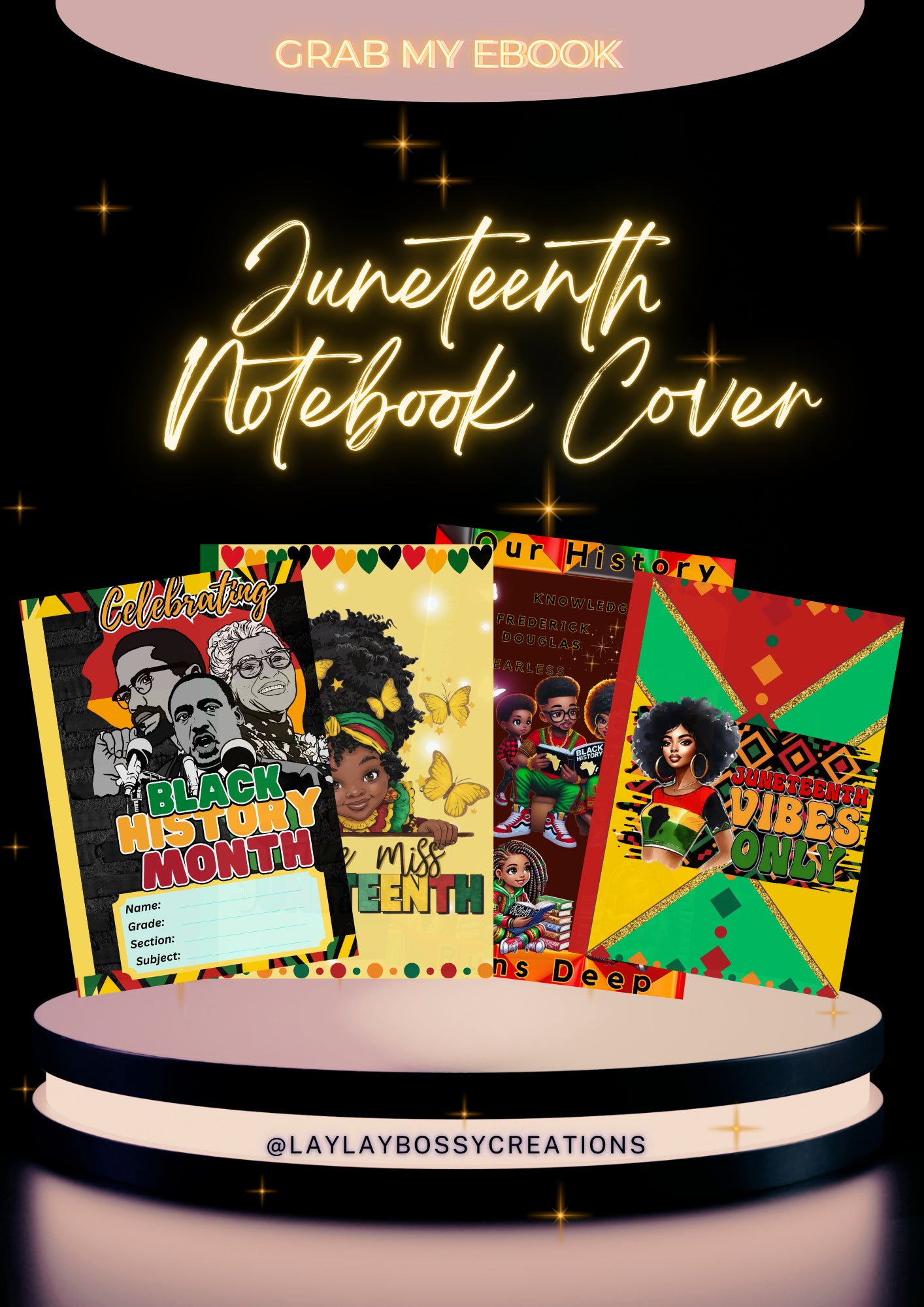 Juneteenth Notebook cover