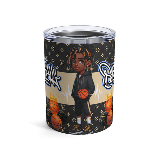 Kids basketball tumbler-Laylaybossycreations