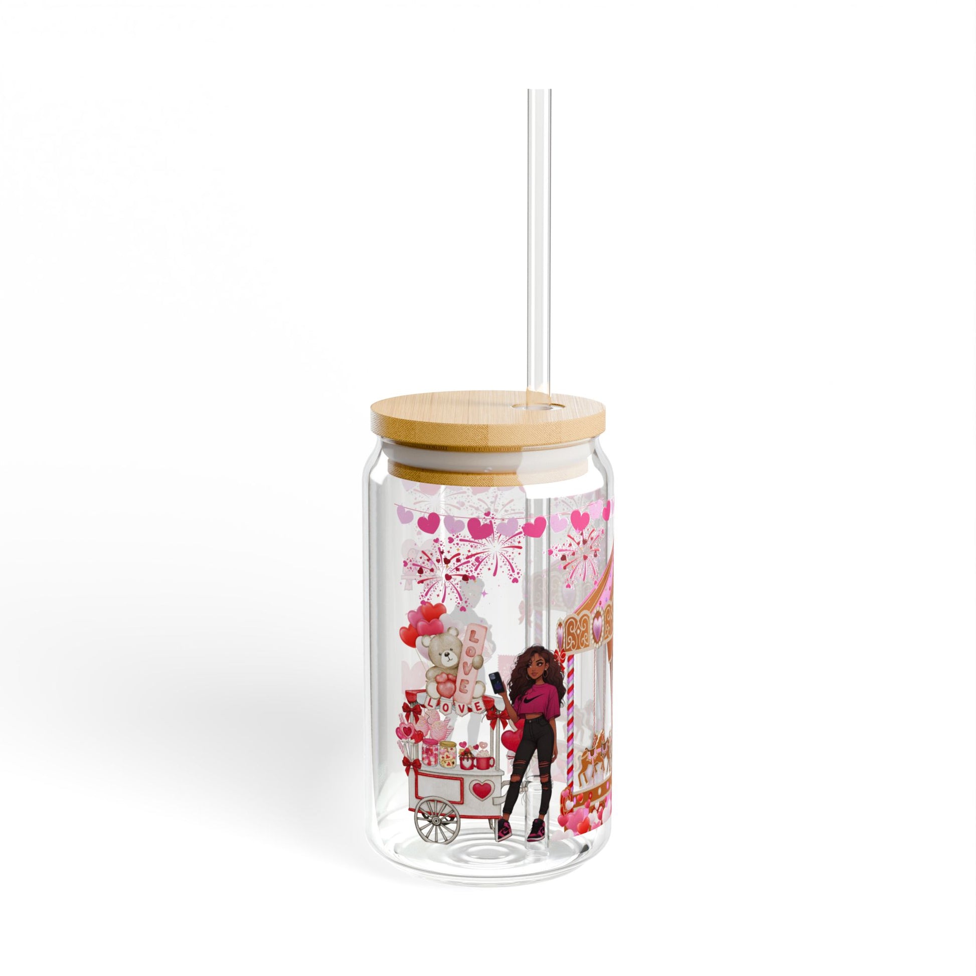 Sipper Glass, 16oz-Laylaybossycreations