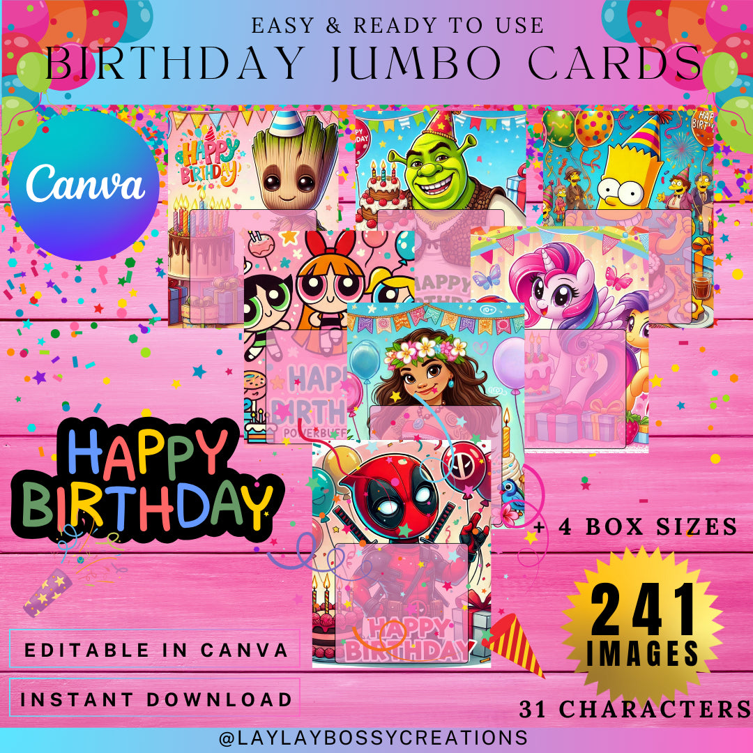 Birthday Jumbo Cards