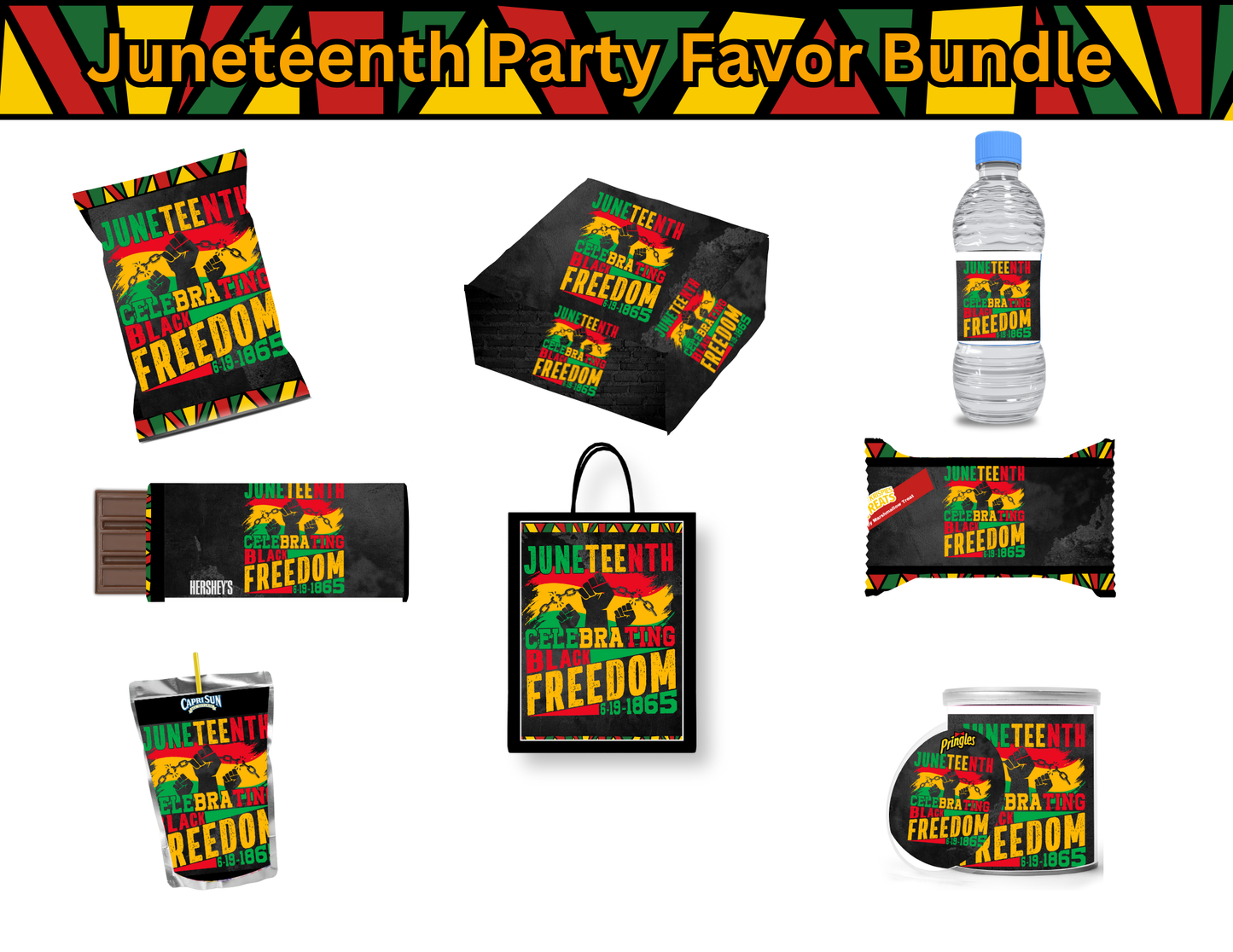 Juneteenth Party Favor Bundle