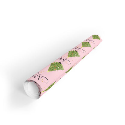 Light Pink Wrapping Paper Rolls, 1pc {Girl}-Laylaybossycreations 