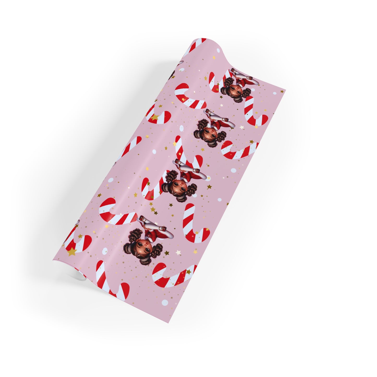 Candy Cane {Girl} Wrapping Paper Rolls