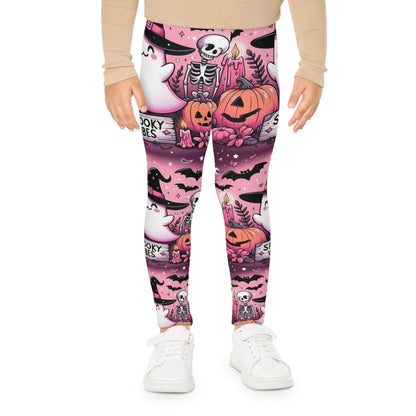 Spooky Ghost Vibes Leggings-Laylaybossycreations 