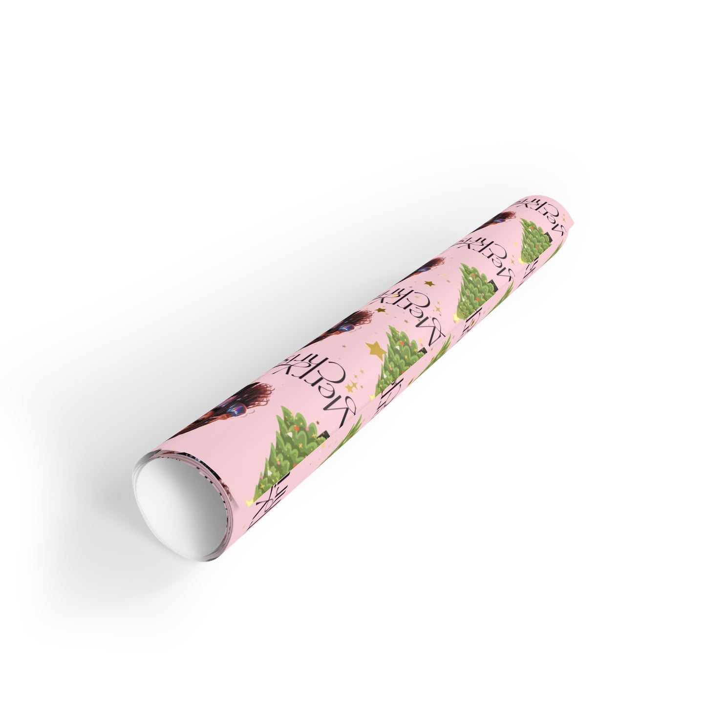 Light Pink Wrapping Paper Rolls, 1pc {Girl}