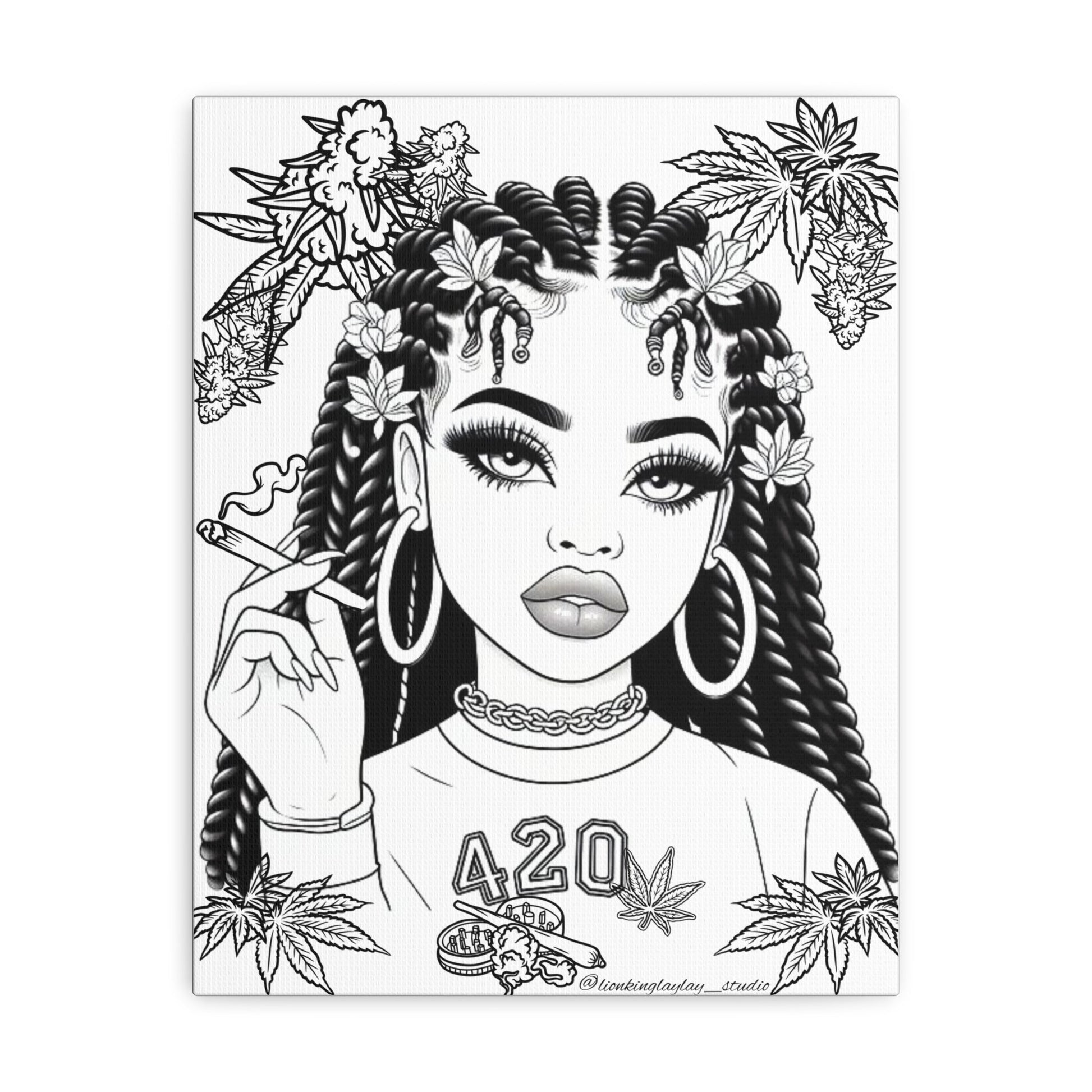 Paint Canvas-Laylaybossycreations 