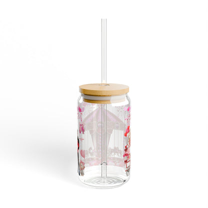 Sipper Glass, 16oz-Laylaybossycreations 