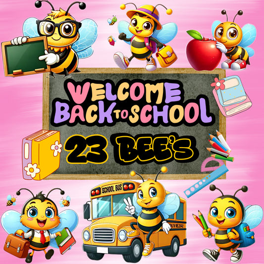Back To School BEE's Clip Art