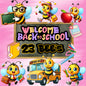Back To School BEE's Clip Art