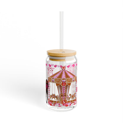 Sipper Glass, 16oz-Laylaybossycreations 