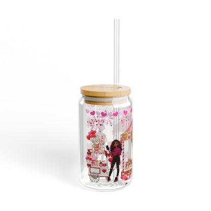 Sipper Glass, 16oz-Laylaybossycreations 