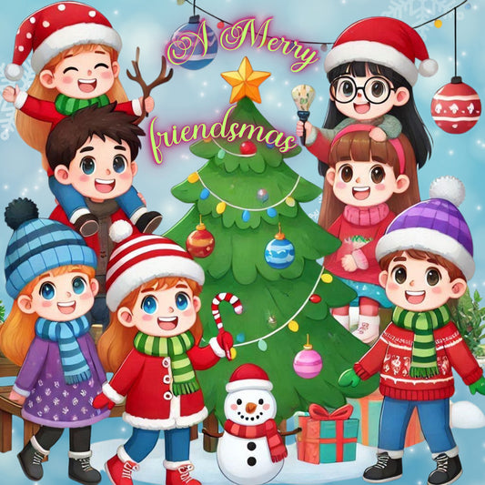 Ebook - A Merry Friendsmas Coloring Book