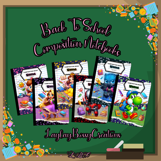 Composition Notebook Covers Bundle