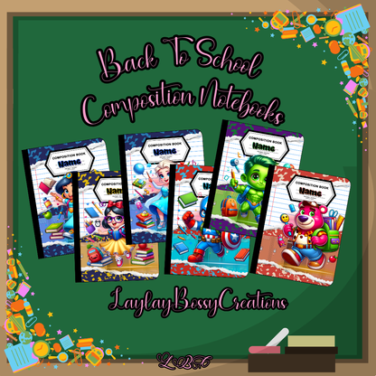 Composition Notebook Covers Bundle