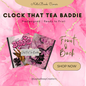 Clock That Tea Baddie Notebook Cover