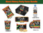 Black History Party Favor Bundle