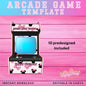 Arcade Game Minnie Theme Template
