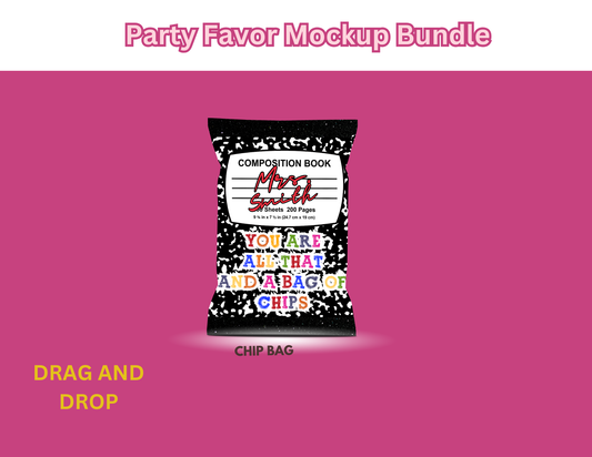 Teacher Party Favor Chip Bag