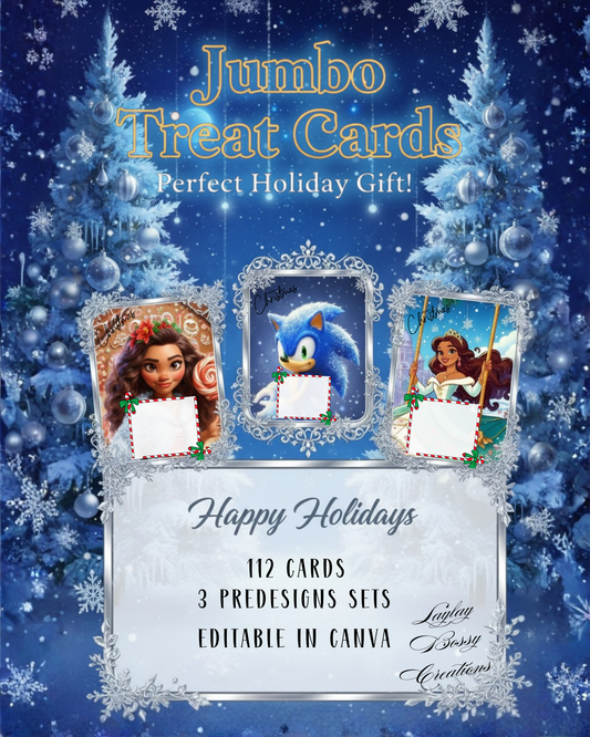 Winter Wonder Jumbo Treat Cards
