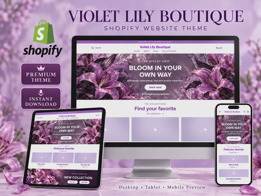 Violet Lily Boutique Shopify theme