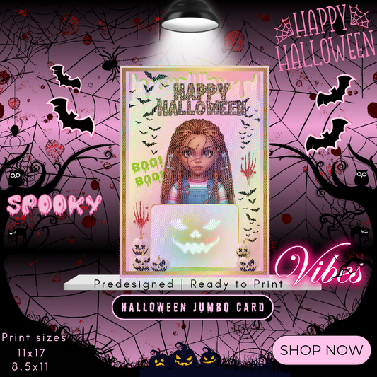 Halloween Jumbo Treat Card 1