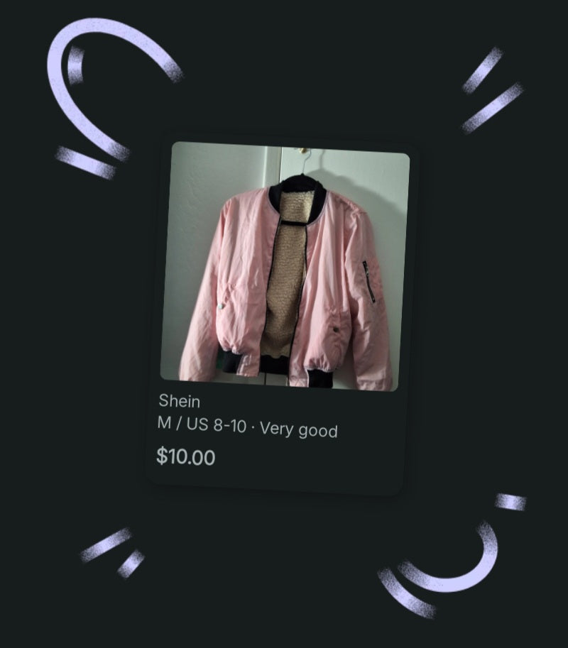 Reversible Pink Sherpa Jacket