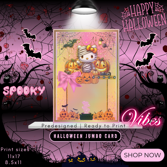 Hk Halloween Jumbo Treat Card 2